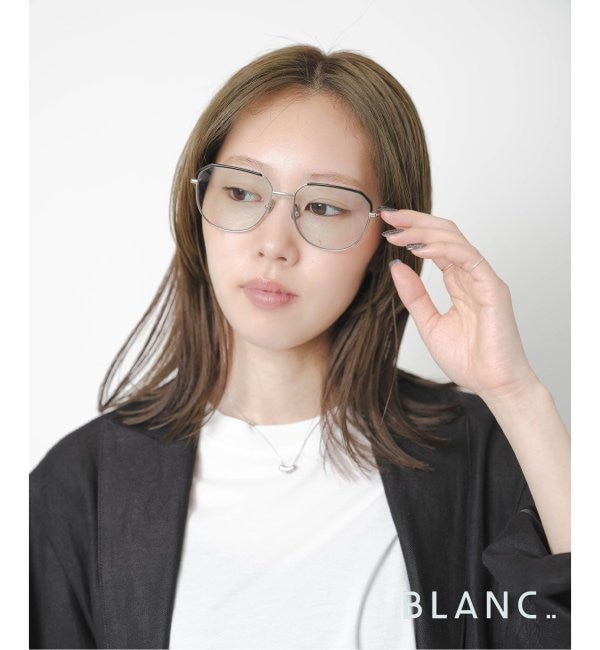 ファッションメンズのイチオシ|【ヒロブ/HIROB】 【BLANC../ブラン】別注 BB0024-PC SILVER - BLACK ex Sunglasses