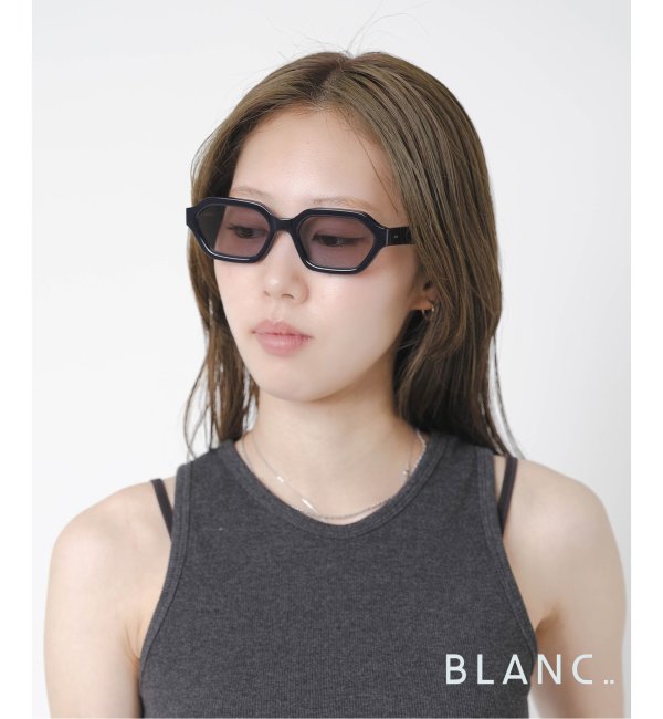 BLANC../ブラン】別注 BE007 NAVY / M.GRY ex Sunglasses|HIROB(ヒロブ)の通販｜アイルミネ