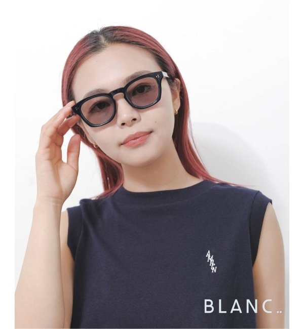 ファッションメンズなら|【ヒロブ/HIROB】 【BLANC../ブラン】別注 BE011 NAVY ex Sunglasses