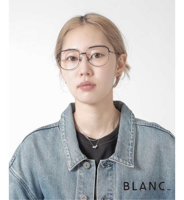 メンズファッションなら|【ヒロブ/HIROB】 【BLANC../ブラン】別注 B0024 NAVY ex Optical