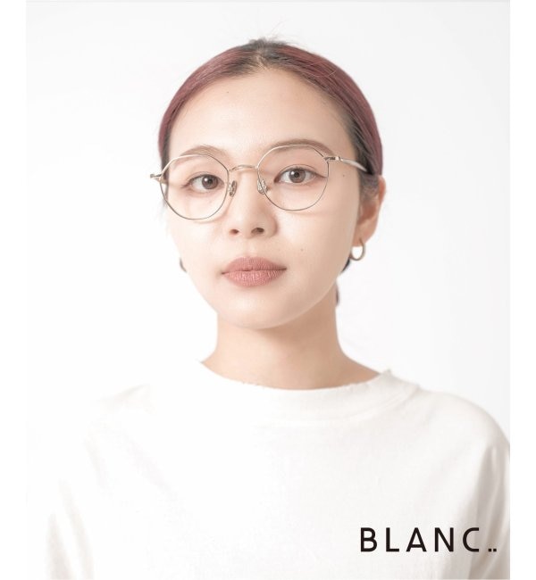 メンズファッションなら|【ヒロブ/HIROB】 【BLANC../ブラン】別注 B0021 WHT GOLD - CHAMPAGNE ex Optical