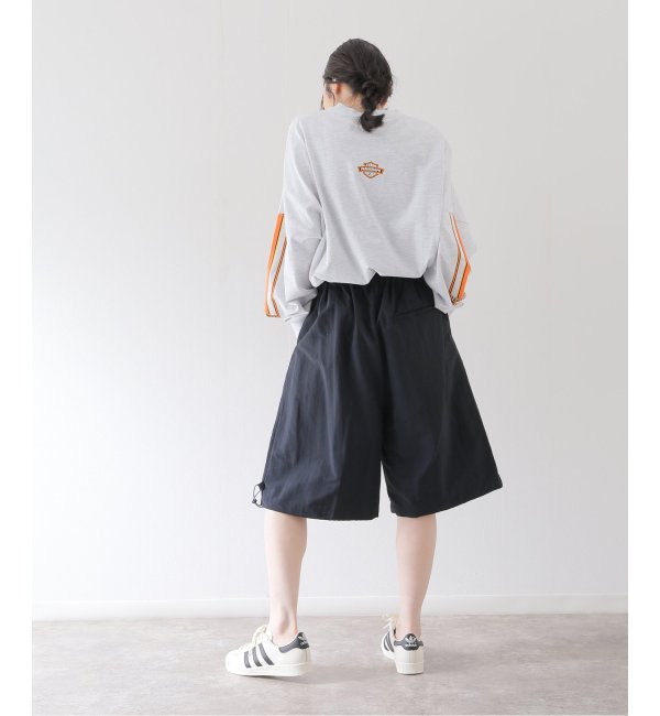 ANGLAN / アングラン】Nylon Wappen String Half Pants|JOINT WORKS