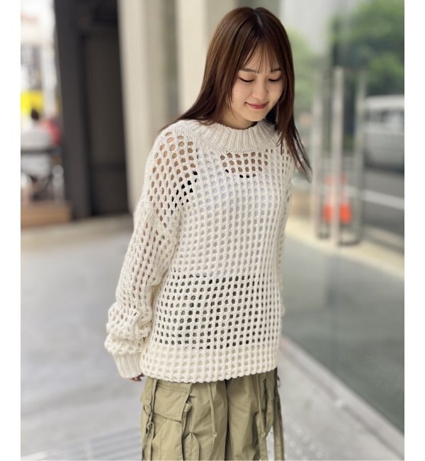 【TODAYFUL / トゥデイフル】Square Mesh Knit