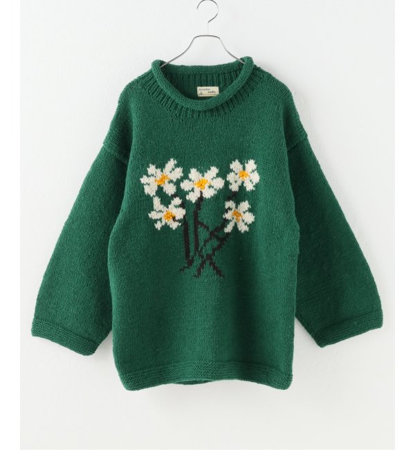 MacMahon Knitting Mills 】Roll Neck Knit-5Flowers|JOINT WORKS