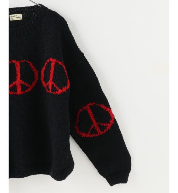 【MacMahon Knitting Mills 】Crew Neck Knit-Line Peace