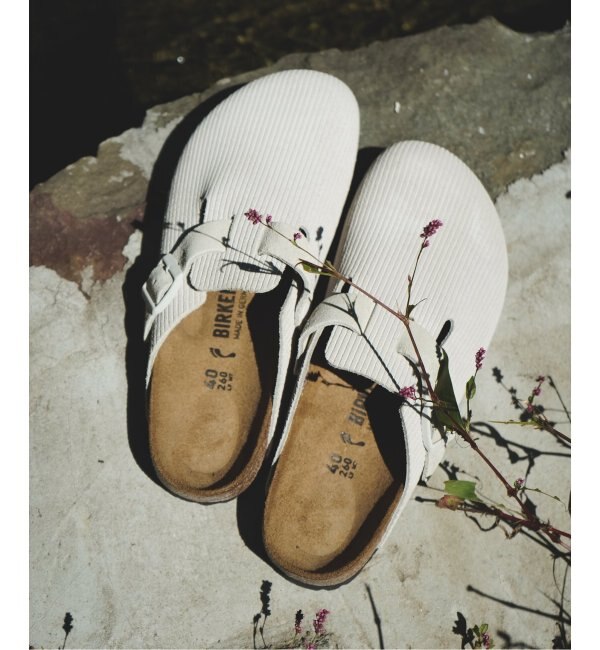 BIRKENSTOCK / ビルケンシュトック】 BOSTON | EMBOSSED SUEDE|JOINT