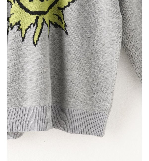 ハフ セーター HUF GREENCH BUDDY CREWNECK SWEATER [HEATHER GREY