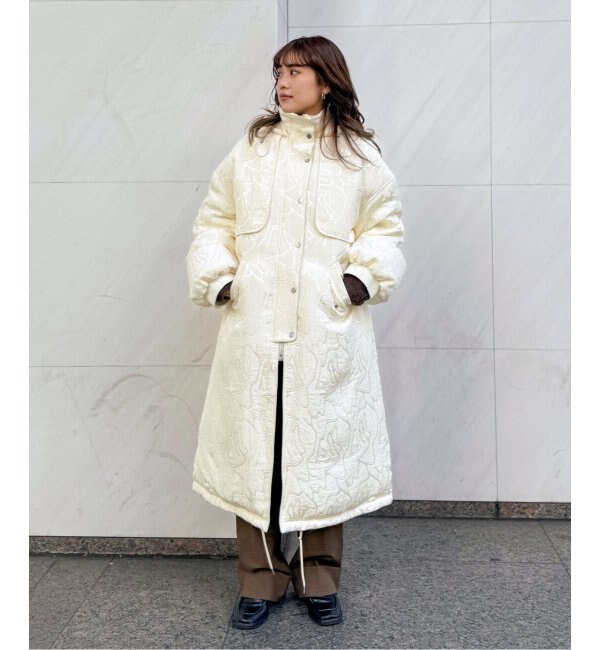 【TODAYFUL / トゥデイフル】Jacquard Down Coat