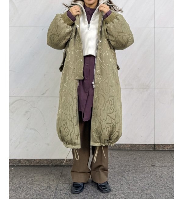 【TODAYFUL / トゥデイフル】Jacquard Down Coat