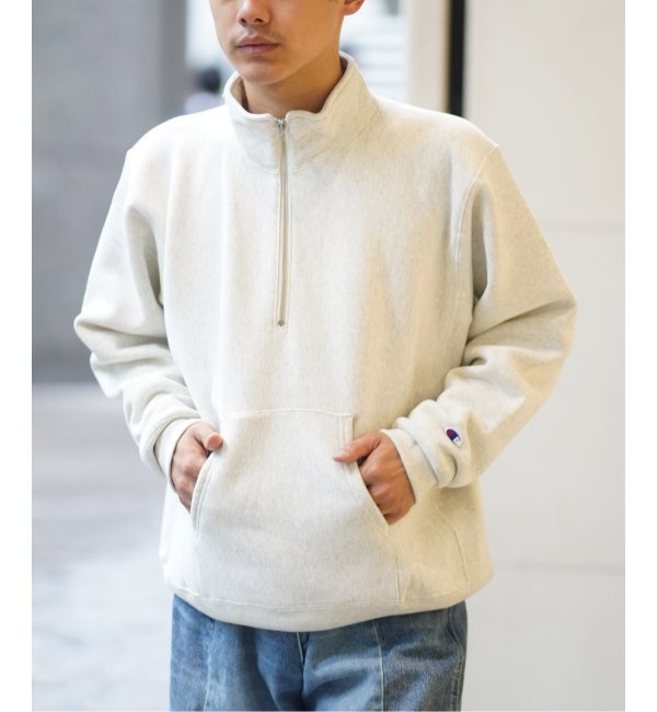 人気ファッションメンズ|【ジョイントワークス/JOINT WORKS】 CHAMPION / チャンピオン REVERSE WEAVE HALF ZIP SWEAT