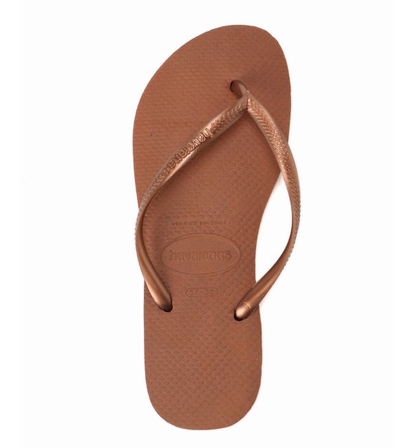 havaianas orange bronze