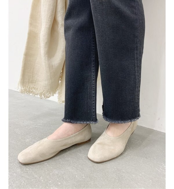 CORSO ROMA9/コルソローマ】SUEDE FLAT シューズ◇|Plage(プラージュ