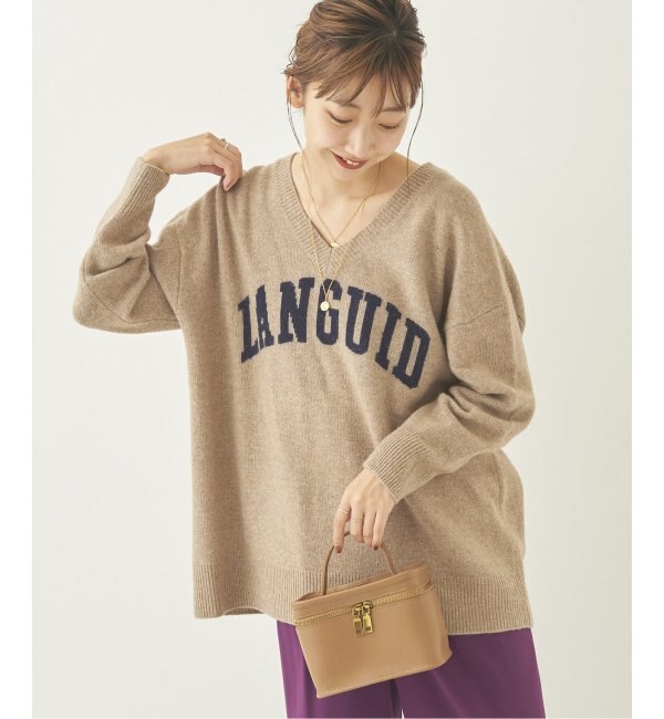 予約 Languid Logo ニット Plage プラージュ の通販 アイルミネ