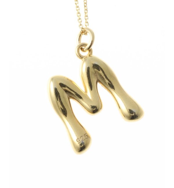 BONVO/ボンボ】 LETTER PENDANT C/CHAIN M ネックレス|Plage