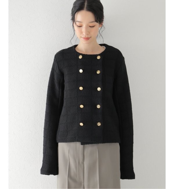 ☆セール plage ゴールドボタンニットジャケット | www.dhzeneiskola.hu