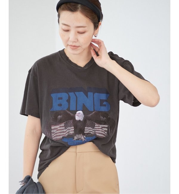 ANINE BING アニービン tシャツ ウォーカーパンサー ブラック | ofa.sg