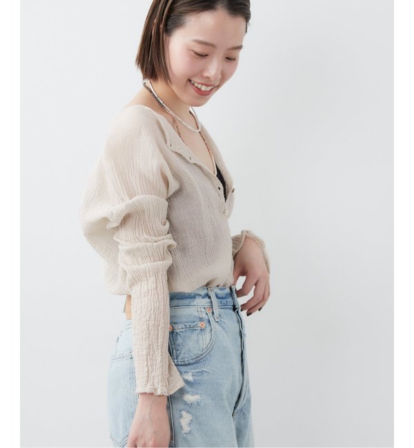 《追加》【LES ATELIERS FRANCAIS DE CONFECTION】別注 HENLY NECK L/SL シャツ3
