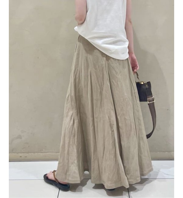 スカートPlage Linen Flared スカート 2020SS
