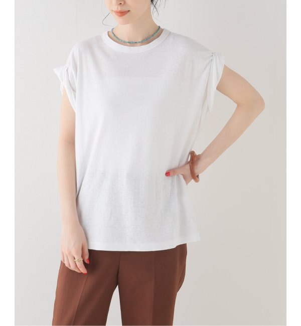 plage LINEN COTTOC Tシャツ【ベージュ】トップス - Tシャツ