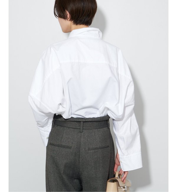 美品 完売 プラージュ Oxford Longシャツ ホワイト-