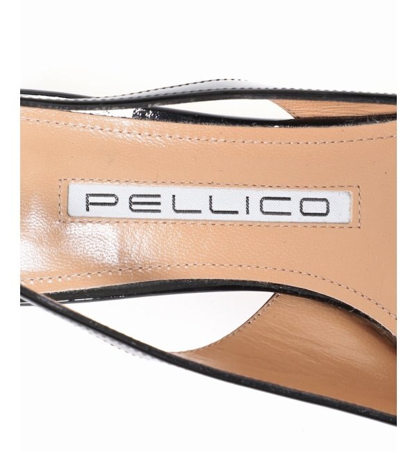 PELLICO/ペリーコ】 PATENT BACKSTRAP MULE 35 パンプス|Plage