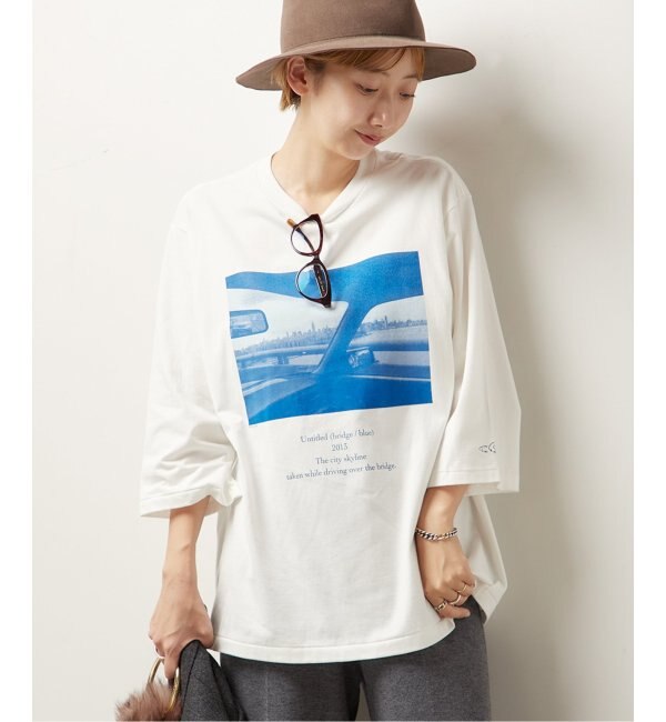 JANE SMITH/ジェーンスミス 別注 TIM BARBER BRIDGE BLUE Tシャツ