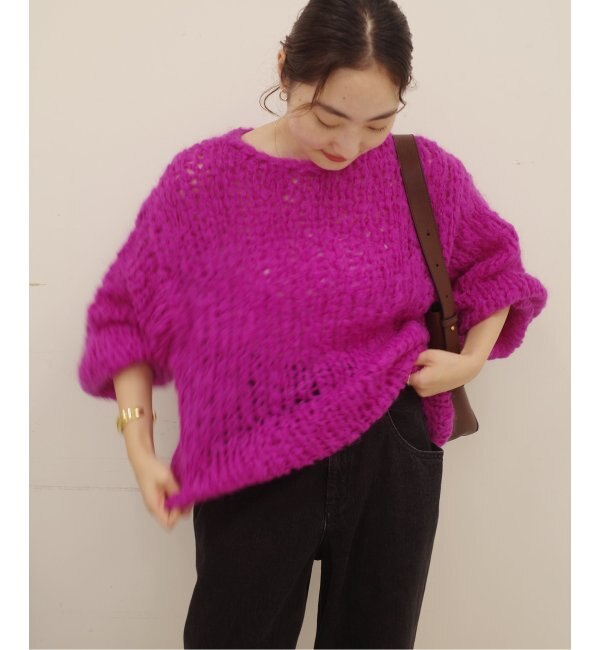 予約》HAND KNIT ジャンボタム プルオーバー|Plage(プラージュ)の通販｜アイルミネ