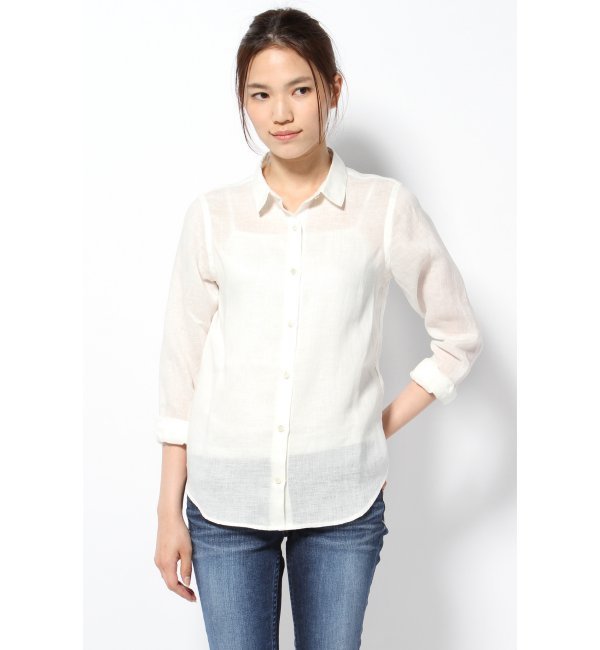 フレンチリネンレギュラーシャツ