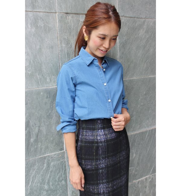 インディゴセルビッチシャツ
