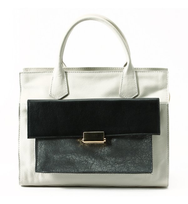 BERACAMY バイカラーボストンバッグ