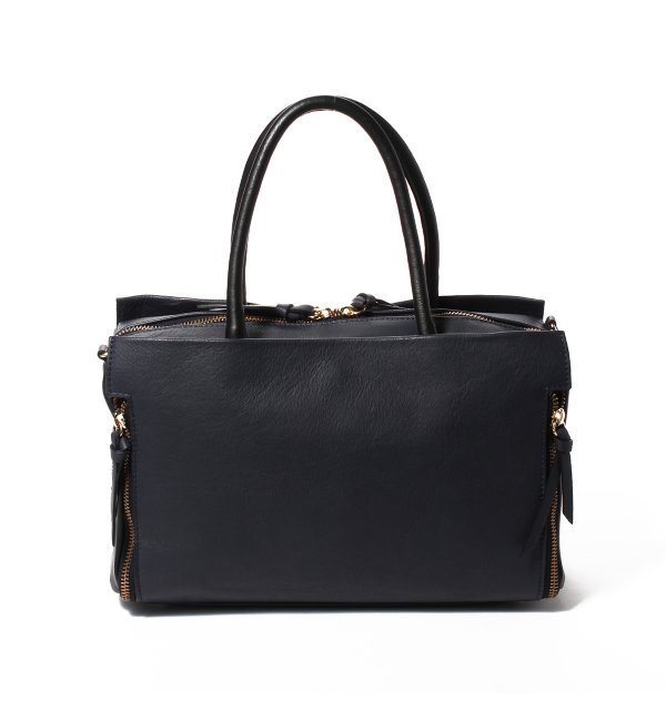 ESME バイカラーボストンバッグ