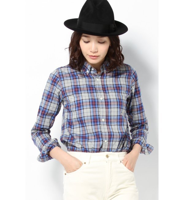 TOP チェックシャツ