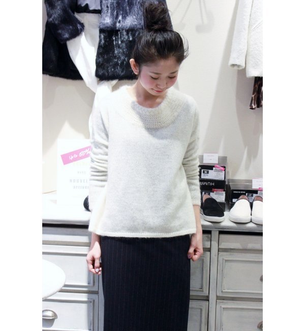 DES PETITS HAUTS モヘアニット