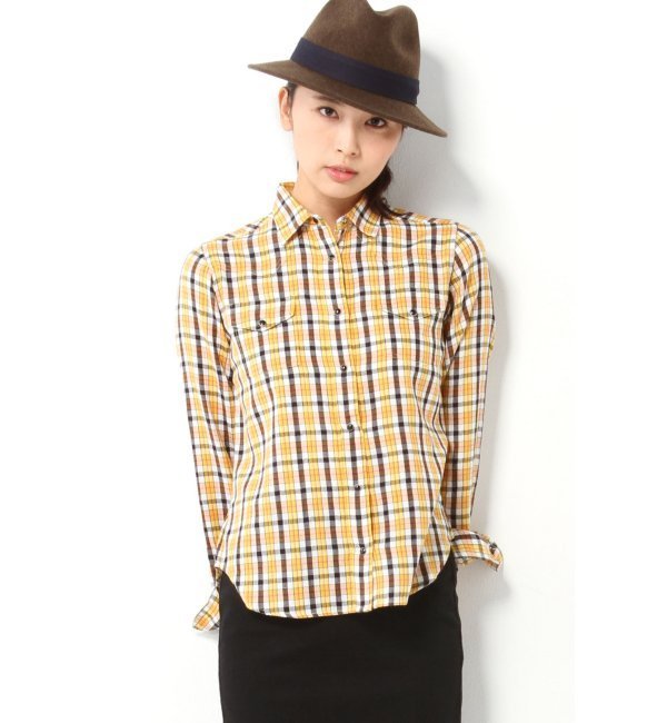 SOEUR チェックシャツ