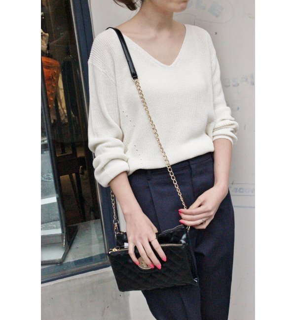 キルティングチェーンポシェット