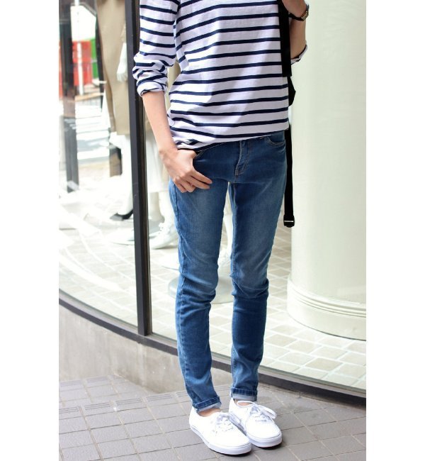 LUC DNM MID RISE ストレッチデニムパンツ