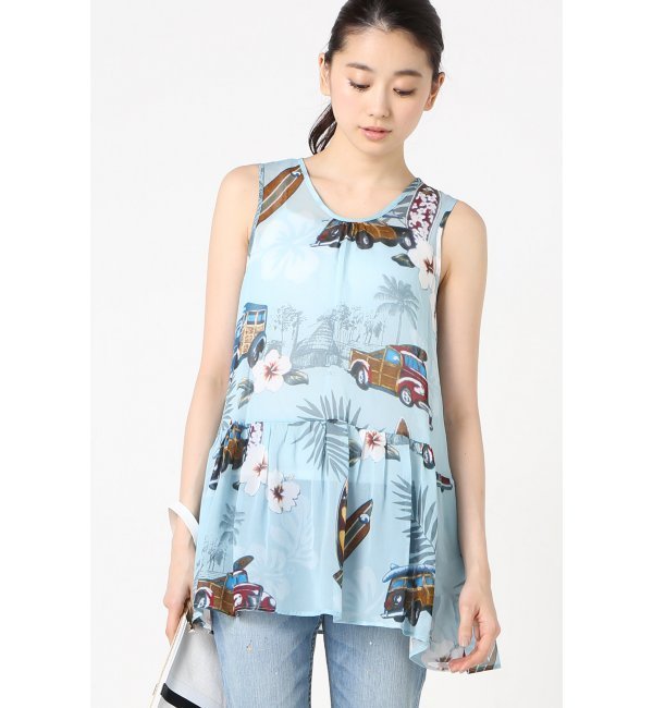 ANIYE BY アロハプリントブラウス