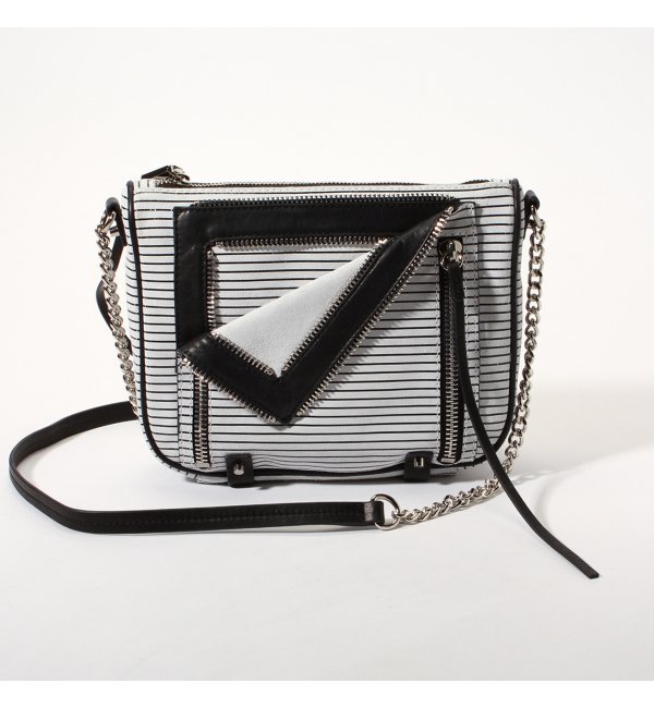 she+lo レザーチェーンポシェットバッグ