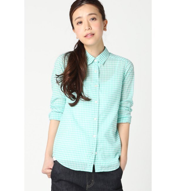 【イエナ/IENA】 ギンガムチェックレギュラーシャツ [送料無料]