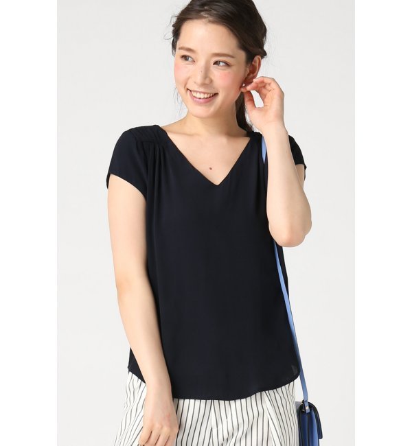 ANECDOTE Vネックブラウス