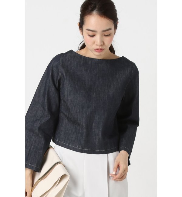 【イエナ/IENA】 DENIM BIGスリーブ ショートトップス [送料無料]