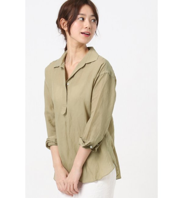 【イエナ/IENA】 テンセルリネンスキッパーシャツ [送料無料]