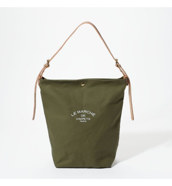 LE MARCHE DE VIMPETS キャンバスショルダーバッグ