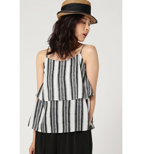 【イエナ/IENA】 エスニックストライプキャミブラウス [送料無料]