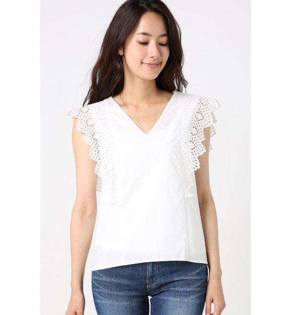 LACEスリーブブラウス◆