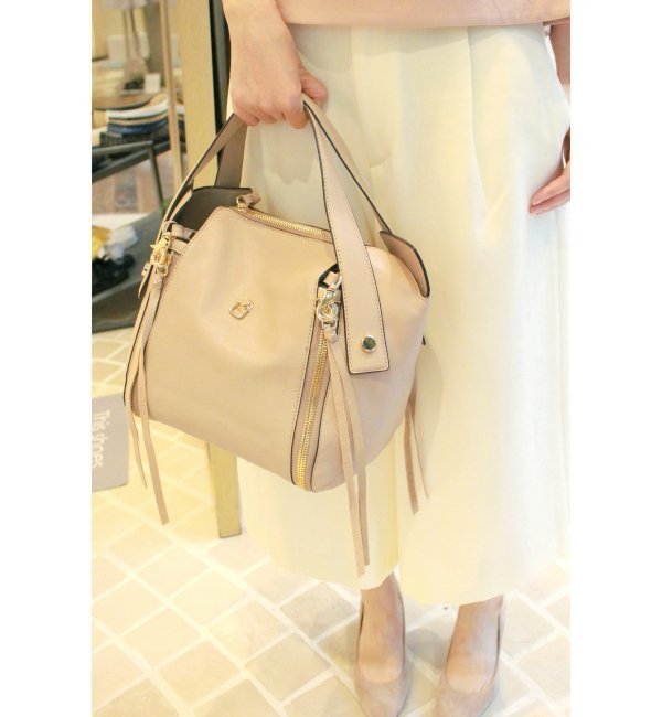 HASHIBAMI レザーマシュマロバッグ◆