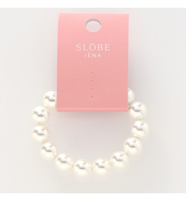 IENA SLOBE パールポニーヘアゴム