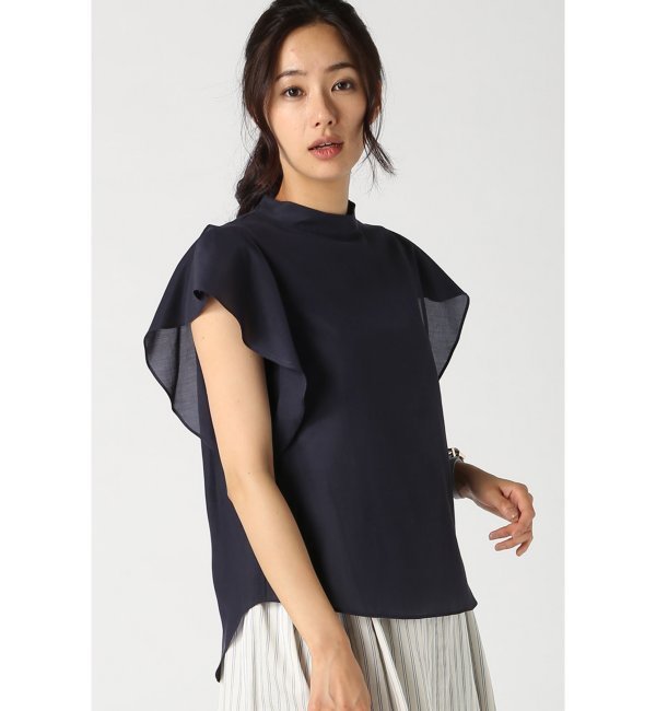 【イエナ/IENA】 TAローン スタンドカラーブラウス [送料無料]