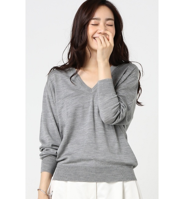 【イエナ/IENA】 JOHN SMEDLEY Vネックプルオーバー [送料無料]