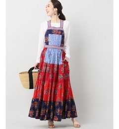 【イエナ/IENA】 ULLA JOHNSON パッチワークワンピース [送料無料]